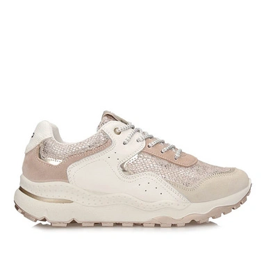 Sneakersy damskie 1158055 IGI&CO białe półbuty sznurowane na platformie