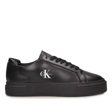 Czarne Sneakersy Calvin Klein YW0YW019450GJ - BASKET LACE UP LTH ML
