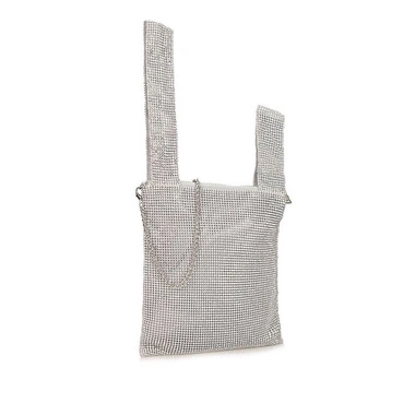 Elegancka wieczorowa torebka Michelle Moon V6071 Silver