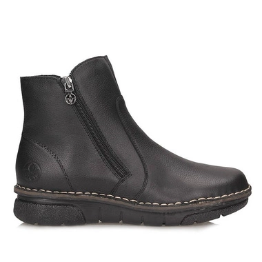 Komfortowe botki damskie na zamek Rieker 73365-00