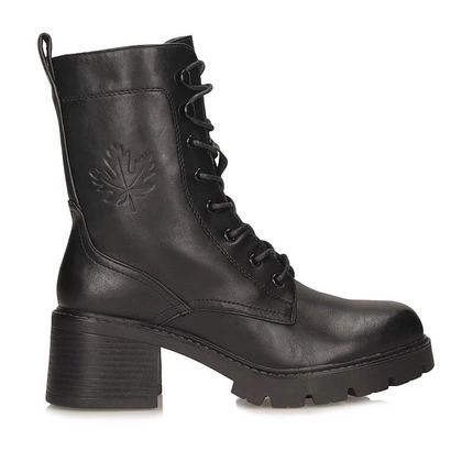 Codzienne czarne botki damskie Vinceza 89136 BK