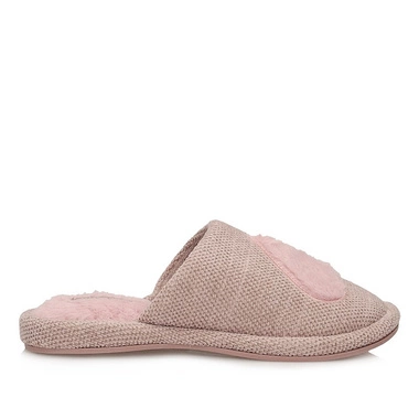 Domowe ciepłe Kapcie pantofle laczki Meteor 239 serce