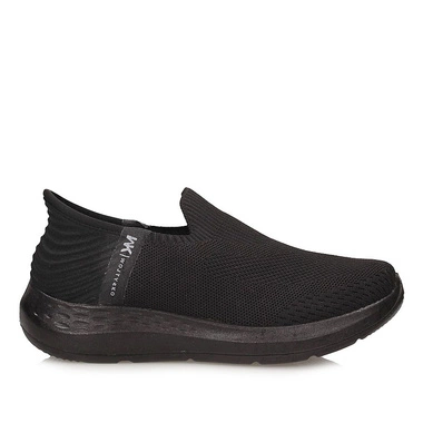 Codzienne czarne wsuwane półbuty damskie Wojtyłko 7A25353C