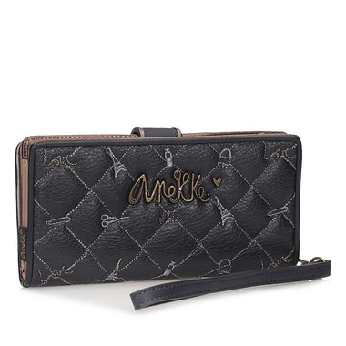 Stylowy duży portfel damski Anekke 41859-901 WALLET MADEMOISELLE