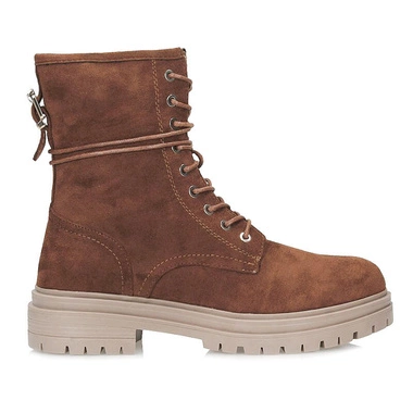 Modne damskie Botki workery na płaskim obcasie Wojtyłko 7ZB24030V