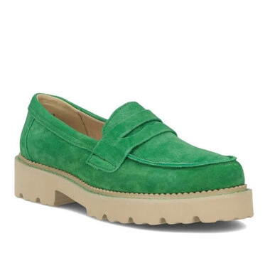 Modne półbuty mokasyny na platformie Loafersy Filippo DP6090/24 GE