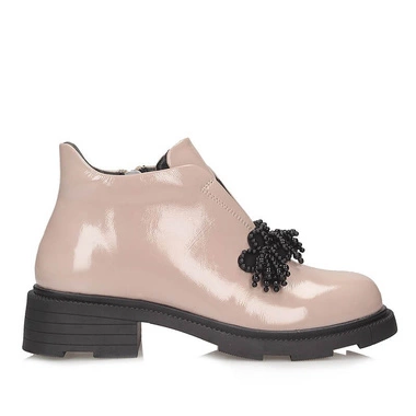 Komfortowe damskie botki na zamek Filippo DBT6370/25 BE