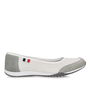 Lekkie baleriny damskie Filippo DP142/25 WH GR