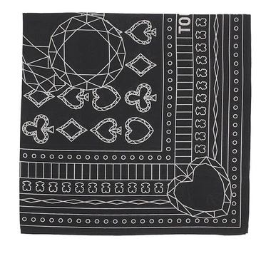 Bandana czarna damska Tous ALL IN BANDANA NEGRO 2002377451