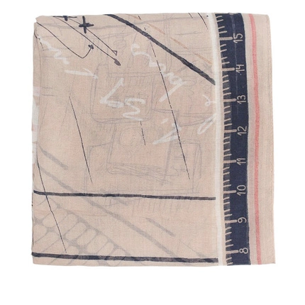 Jesienny modny lekki Szal apaszka Anekke 41480-061 PANUELO MADEMOISELL