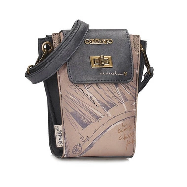 Modna mini torebka listonoszka Anekke 41843-912 BOLSO HANDBAG MADEMOISELLE