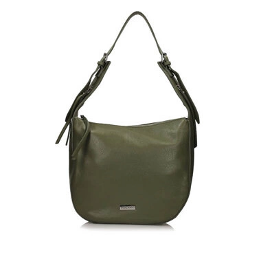 Torebka skórzana Toscanio E10 zielona