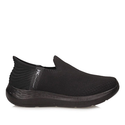 Codzienne czarne wsuwane półbuty damskie Wojtyłko 7A25353C