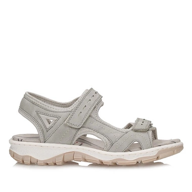 Modne damskie sandały na rzep Rieker 68866-40