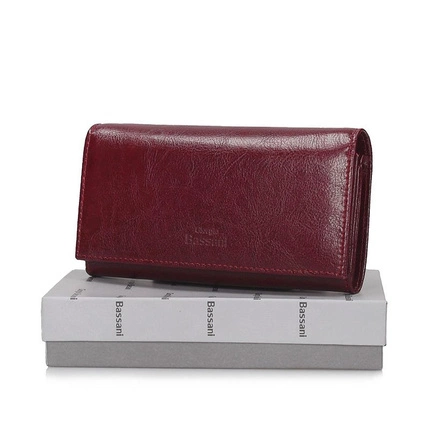 Klasyczny Portfel Giorgio Bassani 032 bordo