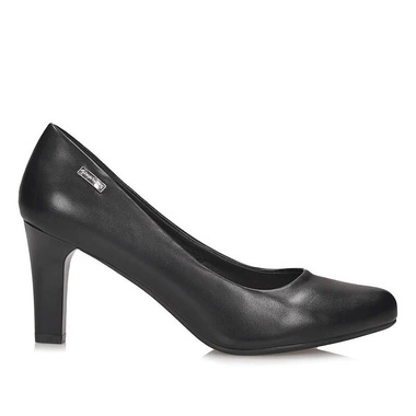 Czółenka damskie Sergio Leone 1459 czarne wsuwane na obcasie