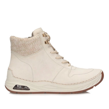 Stylowe sznurowane botki damskie Rieker 44555-60