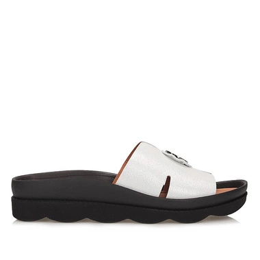 Skórzane klapki damskie na platformie Boccato 031.1074.84