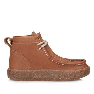Skórzane profilowane botki trzewiki Ravini 241520 TAN NUBUCK