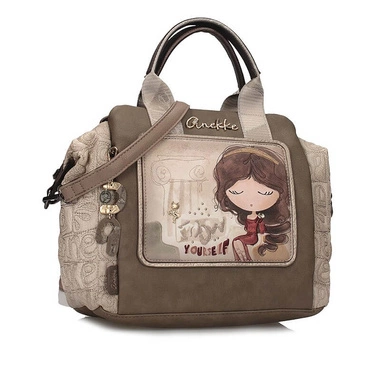 Klasyczna torebka kuferek Anekke 42701-192 BOLSO DE ASA CORTA SINTETICO