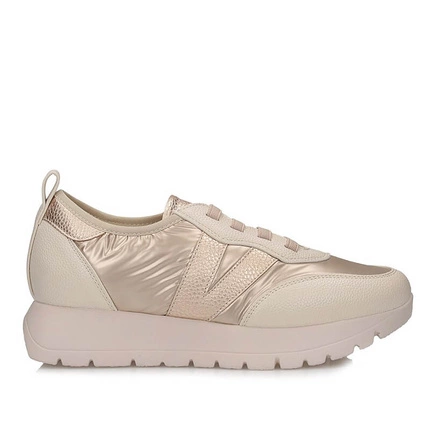 Modne sportowe półbuty sneakersy na platformie Vinceza 58510 GD złote