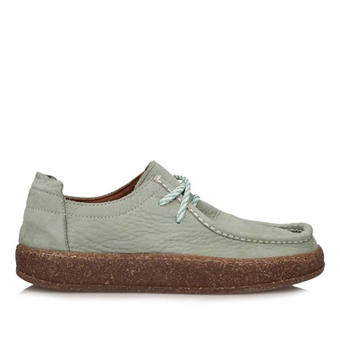 Wygodne profilowane Półbuty Ravini 241094 Water Green Nubuck