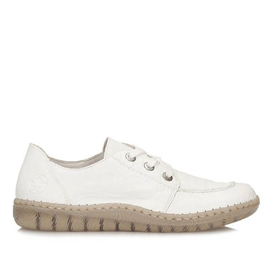 Skórzane codzienne damskie półbuty Rieker N2402-80