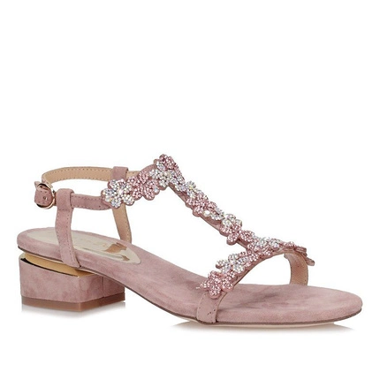 Sandały Almaer Pera Suede Lavanda V13734 róż