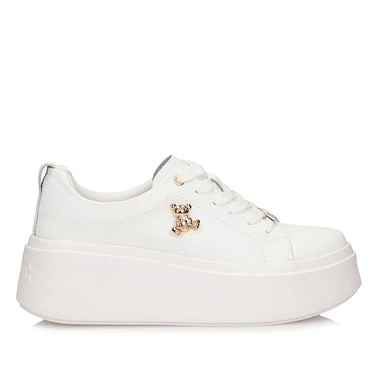 Filippo DP6246/26 WH modne sneakersy na grubej podeszwie