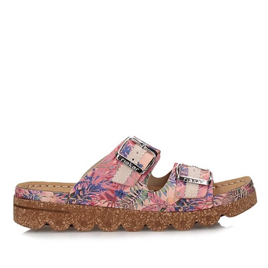 Komfortowe codzienne klapki damskie Rieker V8751-90