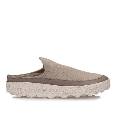 Klapki damskie na platformie Asportuguesas COVE L REC KNIT TAUPE P018284001