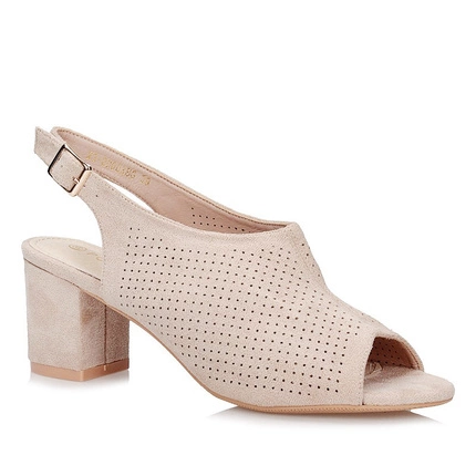 Sandały na obcasie Potocki 23-20003BG