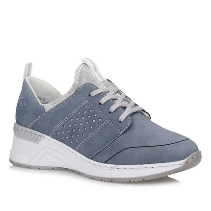Półbuty sneakersy Rieker N4373-14 blue