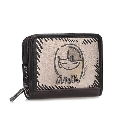 Mały zgrabny damski portfel Anekke 41869-903 BILLETERO WALLET MADEMOISELLE