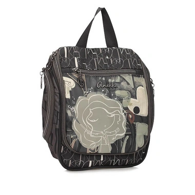 Kosmetyczka damska Anekke 43587-012 NECESER TOILETERY BAG TEXTIL ORCHESTRA kolorowa zapinana na zamek do ręki