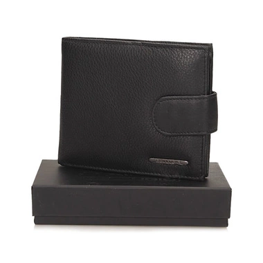 Skórzany męski portfel Bellugio EM-111R-032-013 czarny