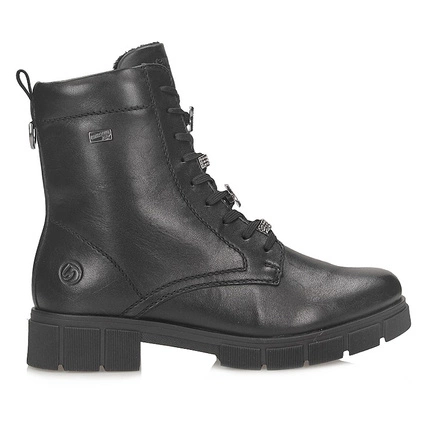 Codzienne sznurowane botki damskie Remonte D2S73-00
