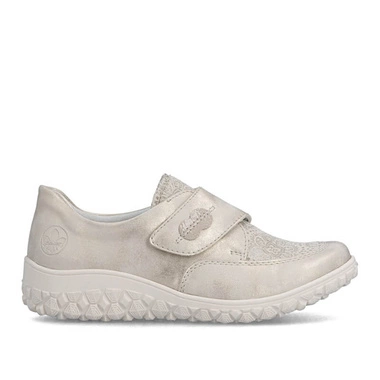 Komfortowe codzienne półbuty damskie Rieker 59552-62