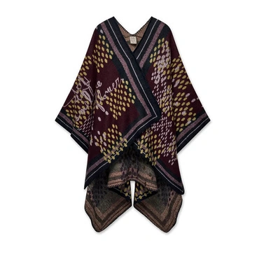 Ponczo damskie Anekke 43284-002 PONCHO MORADO ORCHESTRA fioletowe duże