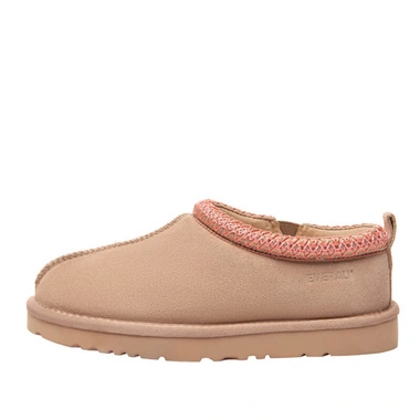 Kapcie damskie Everau WIGEON-BLUSH-PINK EAU2015 różowe wsuwane wodoodporne ocieplane skórzane