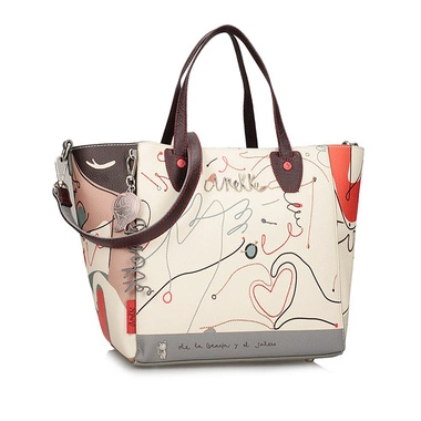 Klasyczna torebka kuferek Anekke 40761-226 HANDLE BAG ALMA BOLSO