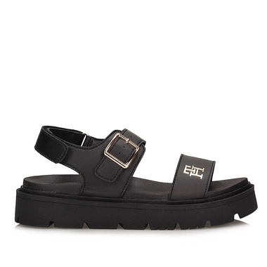 Sandały damskie na platformie Tommy Hilfiger T3A2-33785-0326999 BLACK