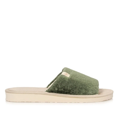 Odkryte Kapcie pantofle laczki Meteor 075 zielone