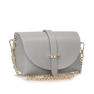 Listonoszka na łańcuszku Toscanio A32 j.szary