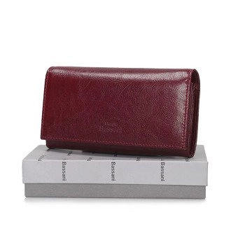 Klasyczny Portfel Giorgio Bassani 032-s14 bordo