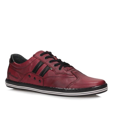 Półbuty męskie Abis casual czerwone 1801