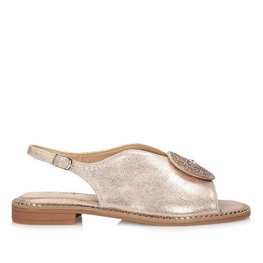 Płaskie wygodne sandały damskie S.Barski KV51-012 rose