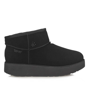 Komfortowe botki śniegowce Skechers 169143 BBK KEEP COZY BLACK