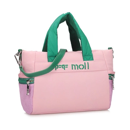 Modna torebka damska różowa listonoszka Pepe moll 251150 PULSAR PINK/GREEN