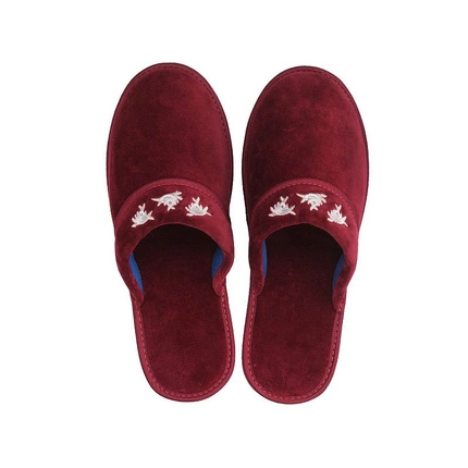Kapcie pantofle laczki Meteor 059 bordo